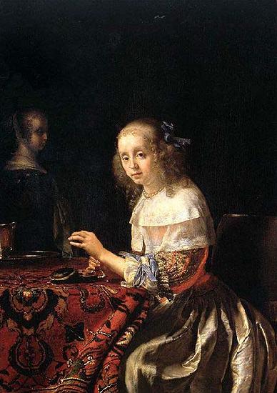 Frans van Mieris The Lacemaker Germany oil painting art